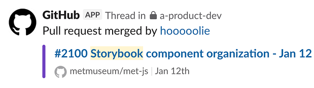 Image of a GitHub pull request.