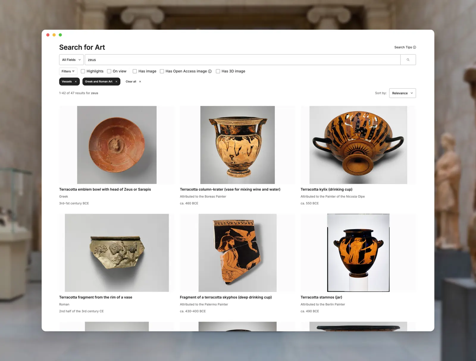 The Met's online collection