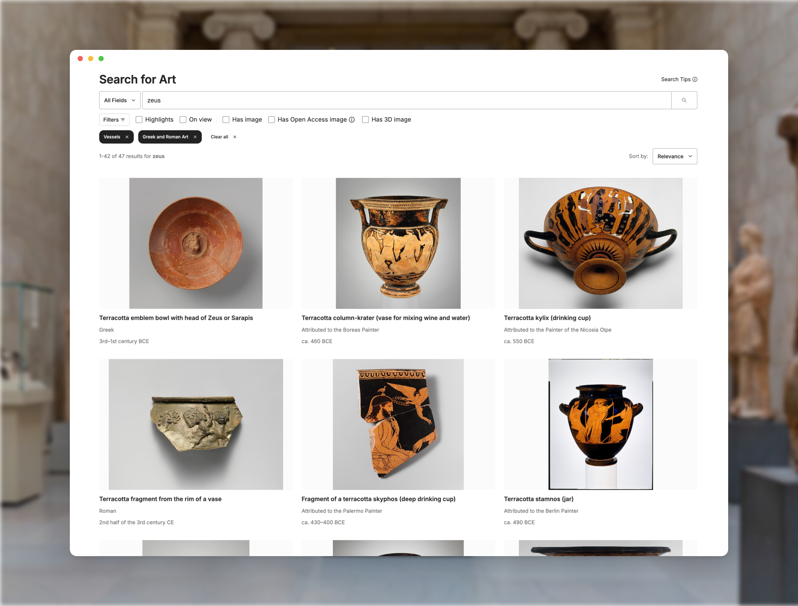 The Met's online collection